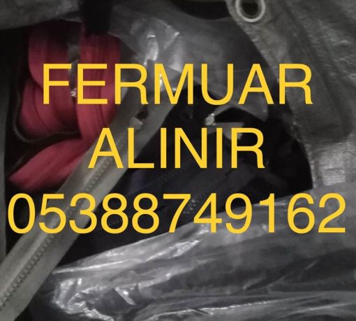  fermuar alınır, fermuar alım satımı yapılır