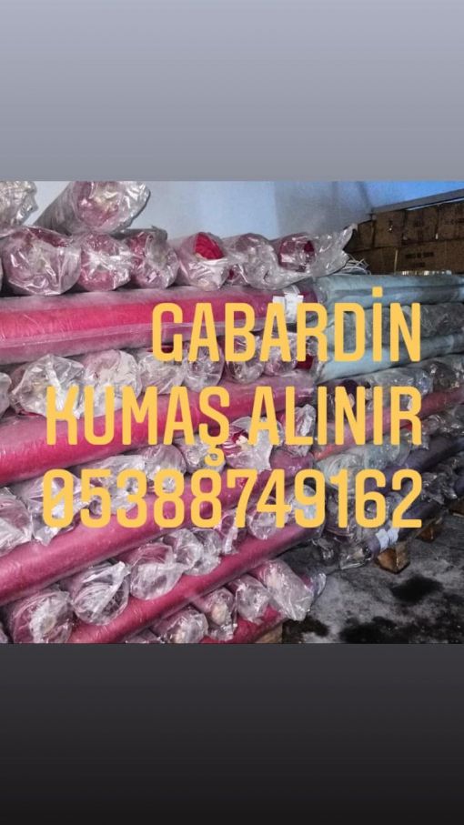  Gabardin kumaş alanlar 