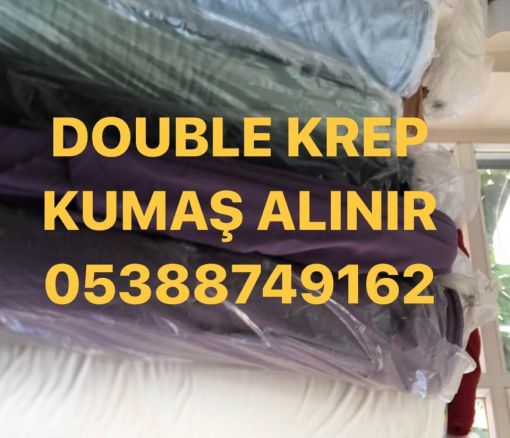 double krep kumaş alınır 