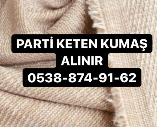 Keten kumaş alınır   