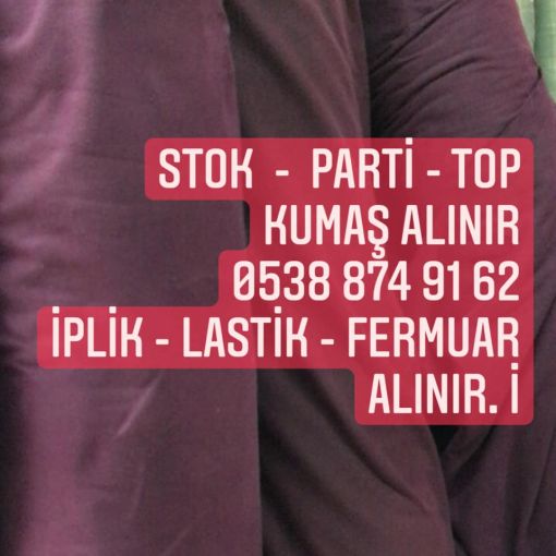 Abiyelik kumaşlar alınır, 