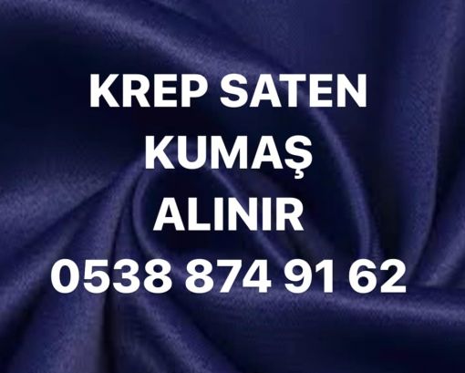  krep saten kumaş alınır