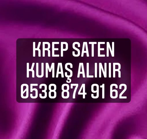  krep saten kumaş alınır 