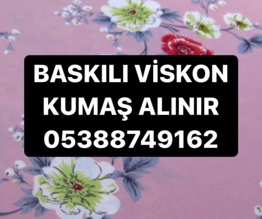  baskılı viskon kumaş