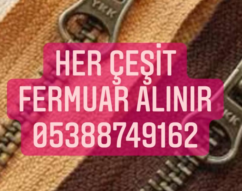 istanbul fermuar alınır satılır |05388749162 | Karışık fermuar alınır | Nakit fermuar alınır 